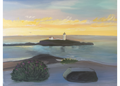Calm Morning by the Old Lighthouse - Original and Prints Available