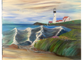 The Tide is Coming In at Portland Headlight (Maine) - Original and Prints Available